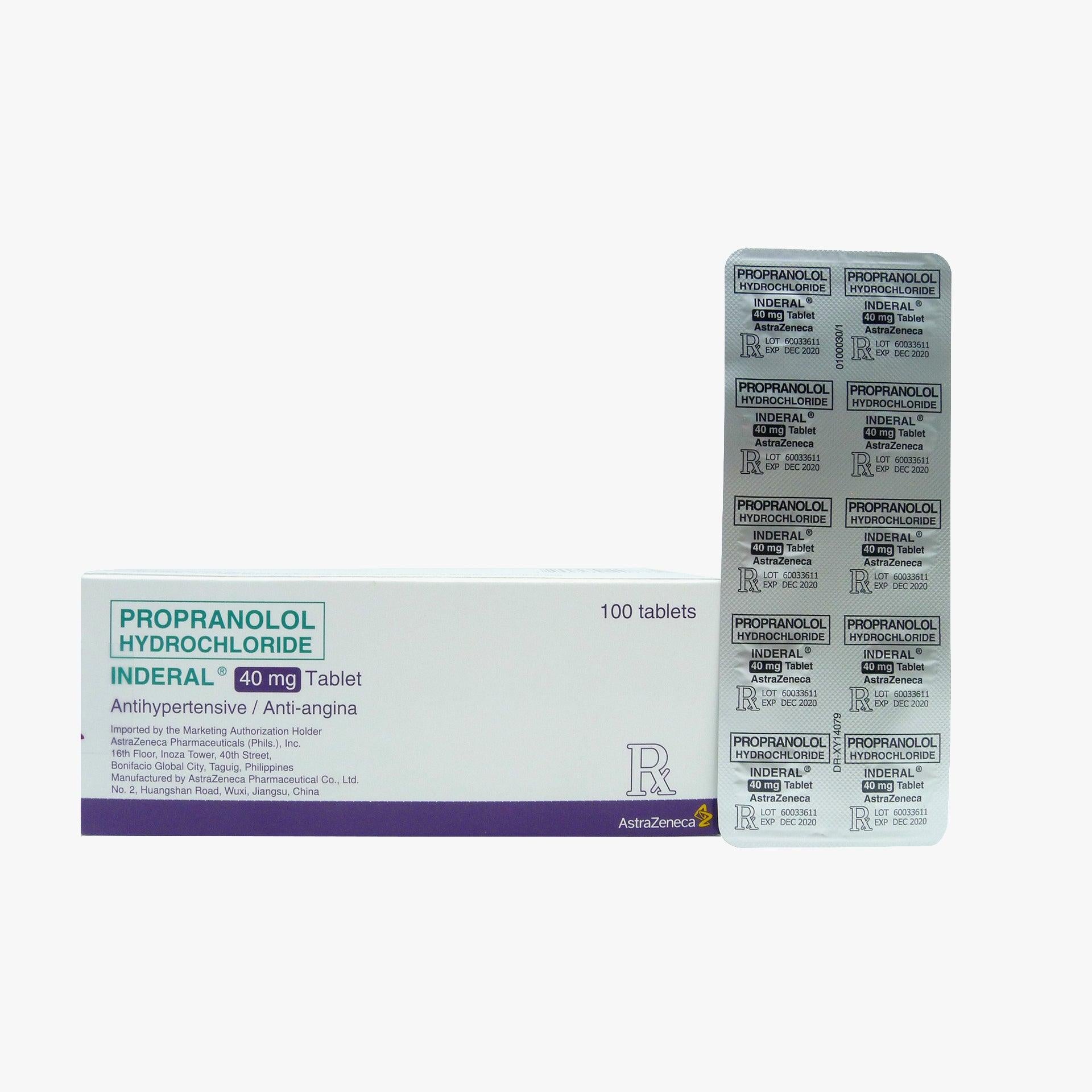 Inderal tabletten 10 mg